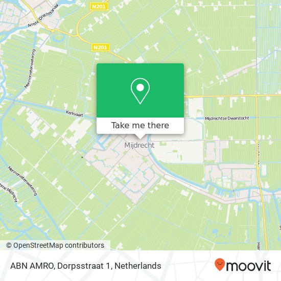 ABN AMRO, Dorpsstraat 1 Karte