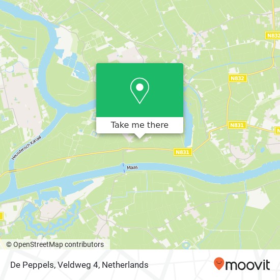 De Peppels, Veldweg 4 map