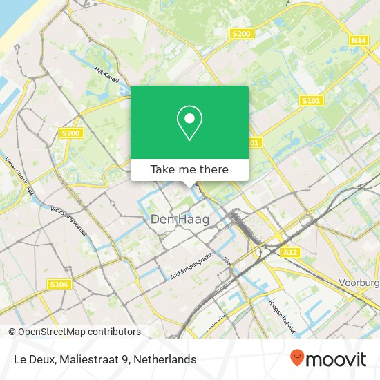 Le Deux, Maliestraat 9 map