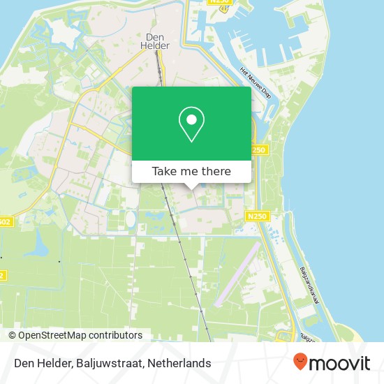Den Helder, Baljuwstraat Karte