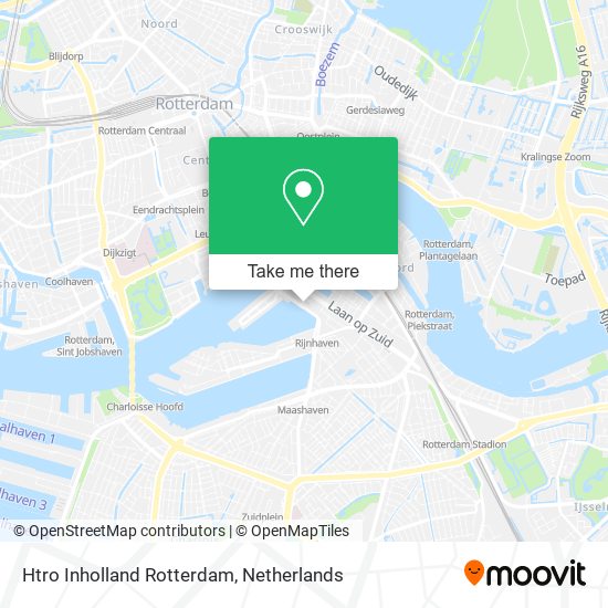 Htro Inholland Rotterdam map