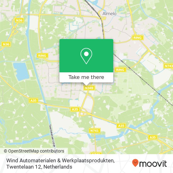 Wind Automaterialen & Werkplaatsprodukten, Twentelaan 12 map