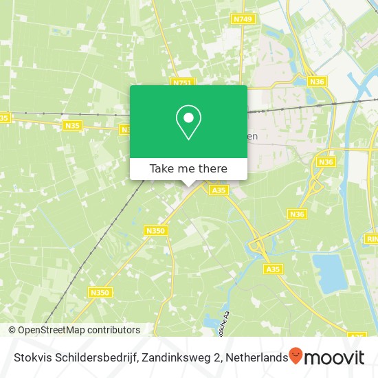 Stokvis Schildersbedrijf, Zandinksweg 2 map