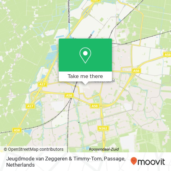 Jeugdmode van Zeggeren & Timmy-Tom, Passage map