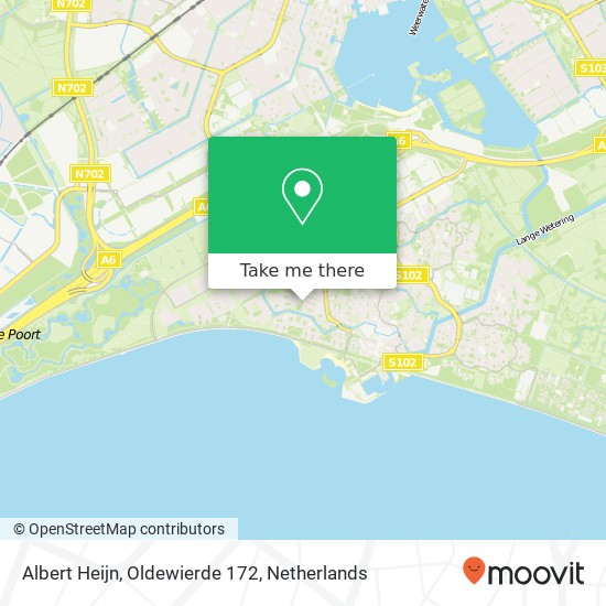 Albert Heijn, Oldewierde 172 Karte