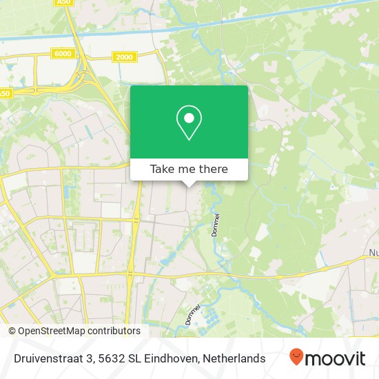 Druivenstraat 3, 5632 SL Eindhoven Karte