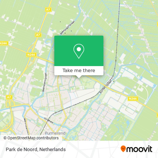 Park de Noord map