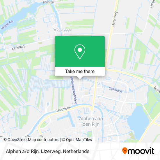 Alphen a/d Rijn, IJzerweg map