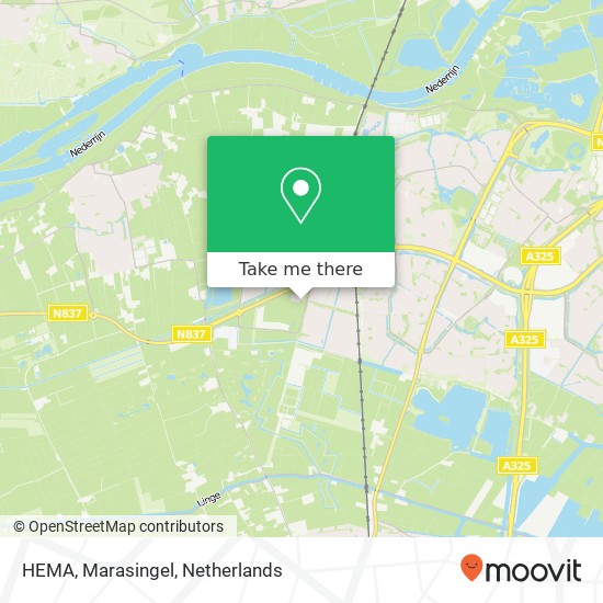 HEMA, Marasingel map