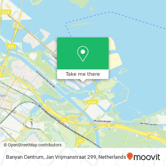 Banyan Centrum, Jan Vrijmanstraat 299 map