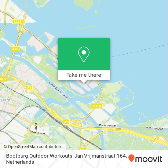 Bootburg Outdoor Workouts, Jan Vrijmanstraat 164 map