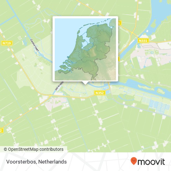 Voorsterbos Karte