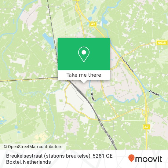 Breukelsestraat (stations breukelse), 5281 GE Boxtel Karte