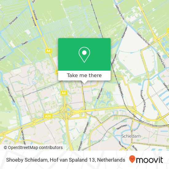 Shoeby Schiedam, Hof van Spaland 13 map