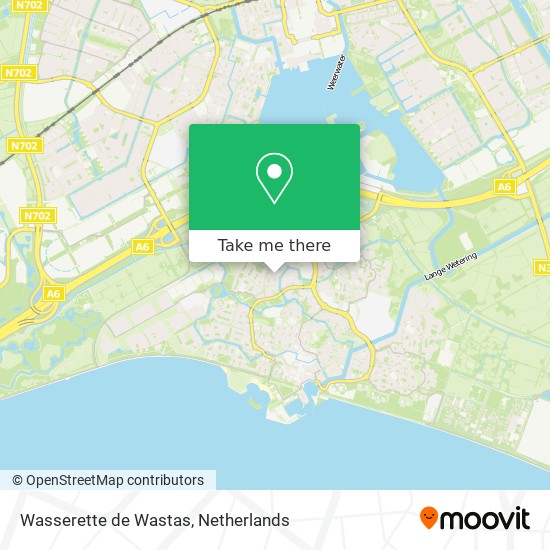 Wasserette de Wastas map