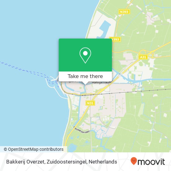 Bakkerij Overzet, Zuidoostersingel map