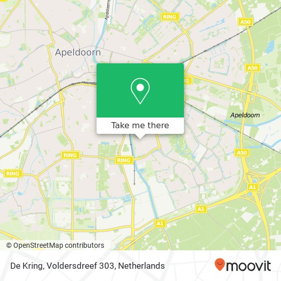 De Kring, Voldersdreef 303 map