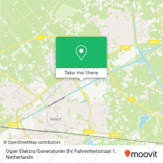 Ogier Elektro / Generatoren BV, Fahrenheitstraat 1 map