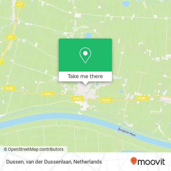 Dussen, van der Dussenlaan map