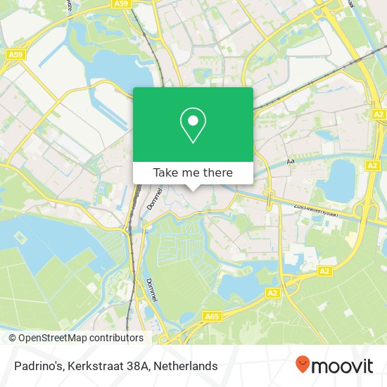 Padrino's, Kerkstraat 38A map