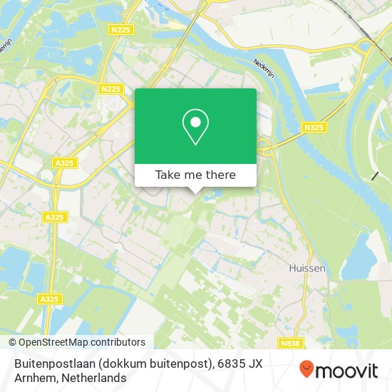 Buitenpostlaan (dokkum buitenpost), 6835 JX Arnhem map