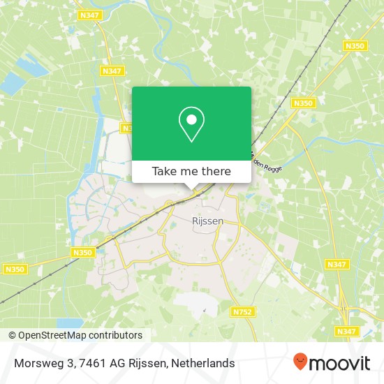 Morsweg 3, 7461 AG Rijssen Karte