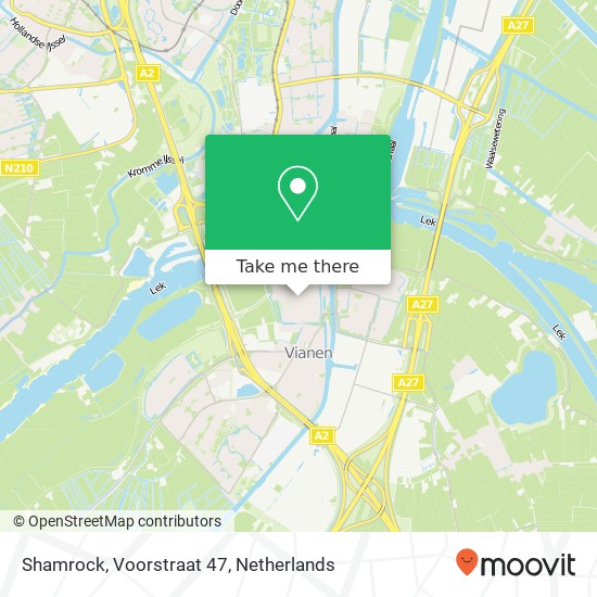 Shamrock, Voorstraat 47 map