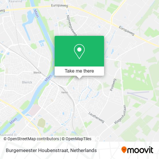 Burgemeester Houbenstraat map