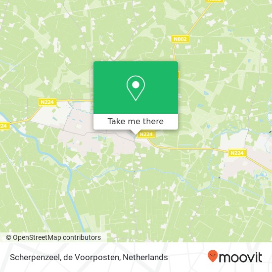 Scherpenzeel, de Voorposten map