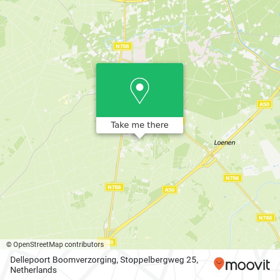 Dellepoort Boomverzorging, Stoppelbergweg 25 map