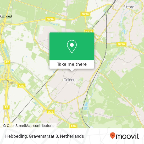 Hebbeding, Gravenstraat 8 map