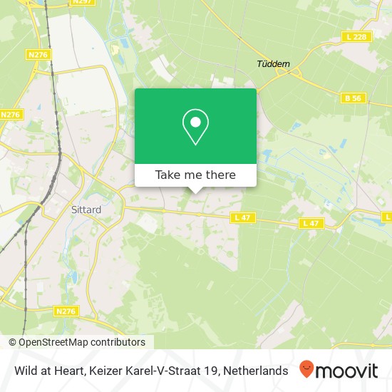 Wild at Heart, Keizer Karel-V-Straat 19 map