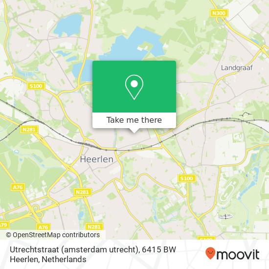 Utrechtstraat (amsterdam utrecht), 6415 BW Heerlen map