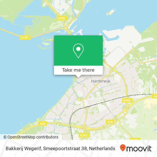 Bakkerij Wegerif, Smeepoortstraat 38 map