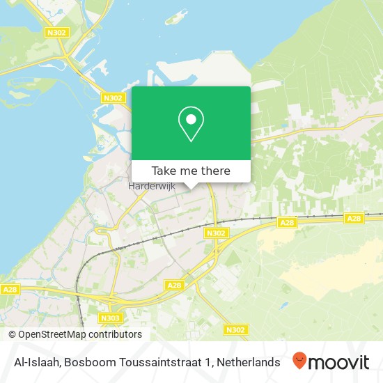 Al-Islaah, Bosboom Toussaintstraat 1 map