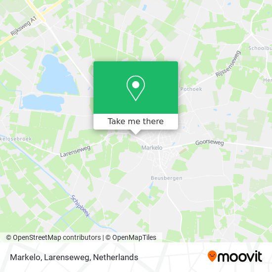 Markelo, Larenseweg Karte