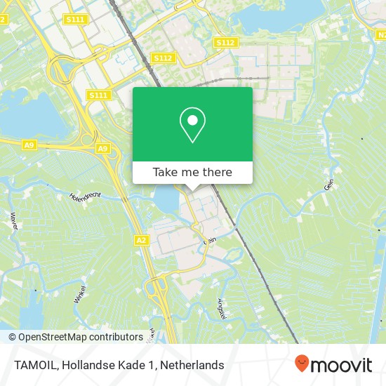 TAMOIL, Hollandse Kade 1 map