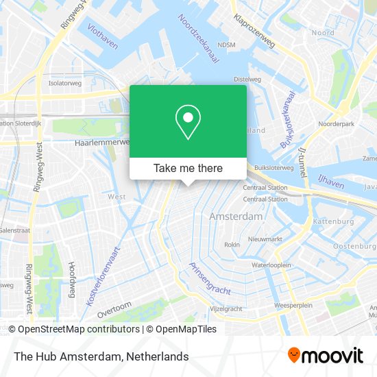 The Hub Amsterdam map