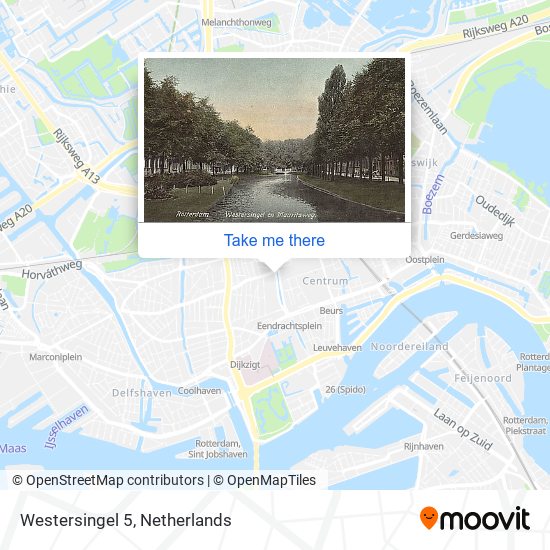 Westersingel 5 map