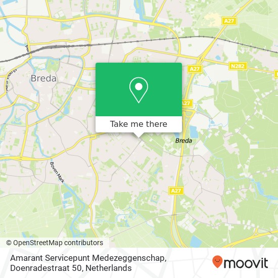 Amarant Servicepunt Medezeggenschap, Doenradestraat 50 map