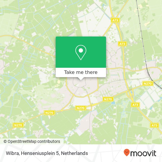 Wibra, Henseniusplein 5 map