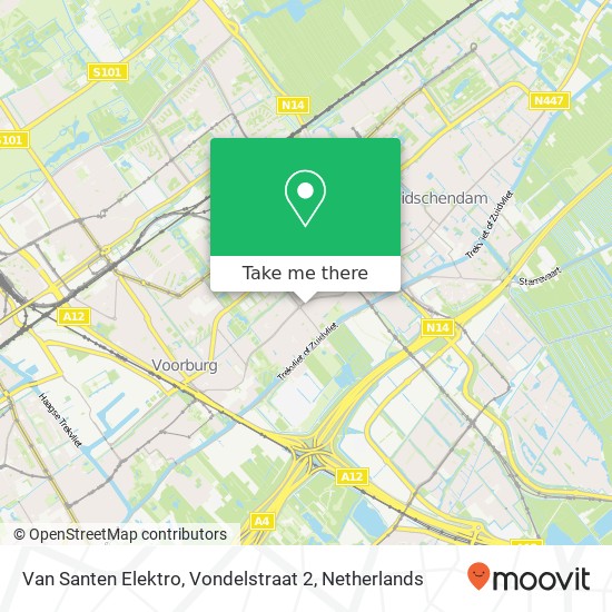 Van Santen Elektro, Vondelstraat 2 map