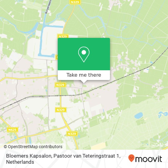 Bloemers Kapsalon, Pastoor van Teteringstraat 1 map