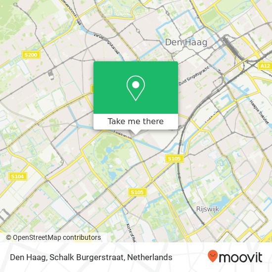 Den Haag, Schalk Burgerstraat map