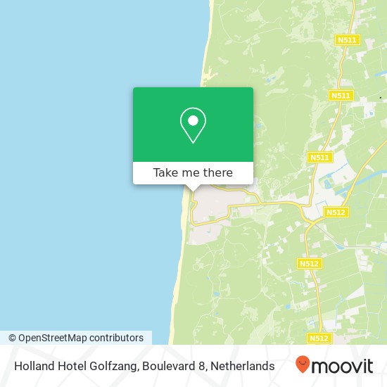 Holland Hotel Golfzang, Boulevard 8 map