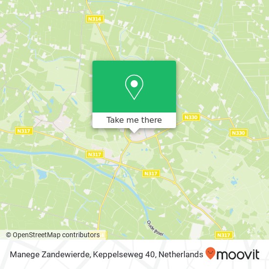 Manege Zandewierde, Keppelseweg 40 map