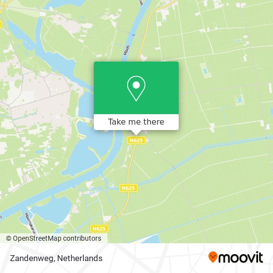 Zandenweg map