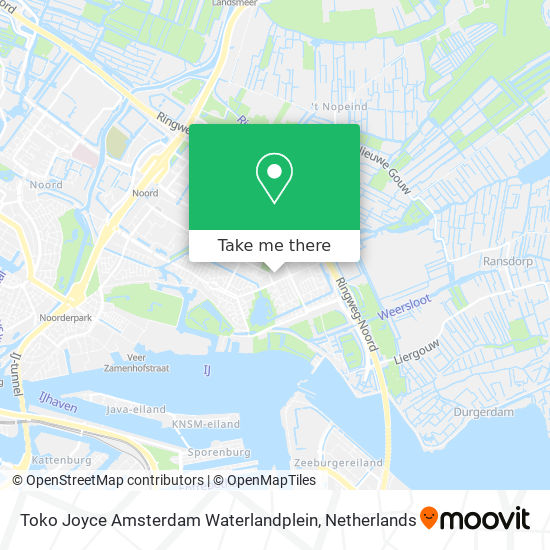 Toko Joyce Amsterdam Waterlandplein Karte