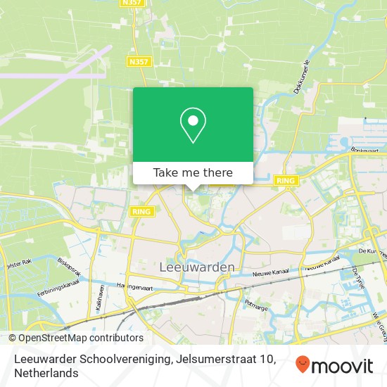 Leeuwarder Schoolvereniging, Jelsumerstraat 10 map