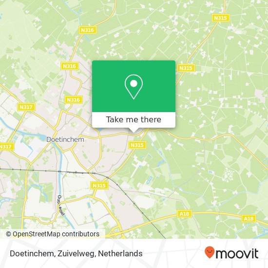 Doetinchem, Zuivelweg map